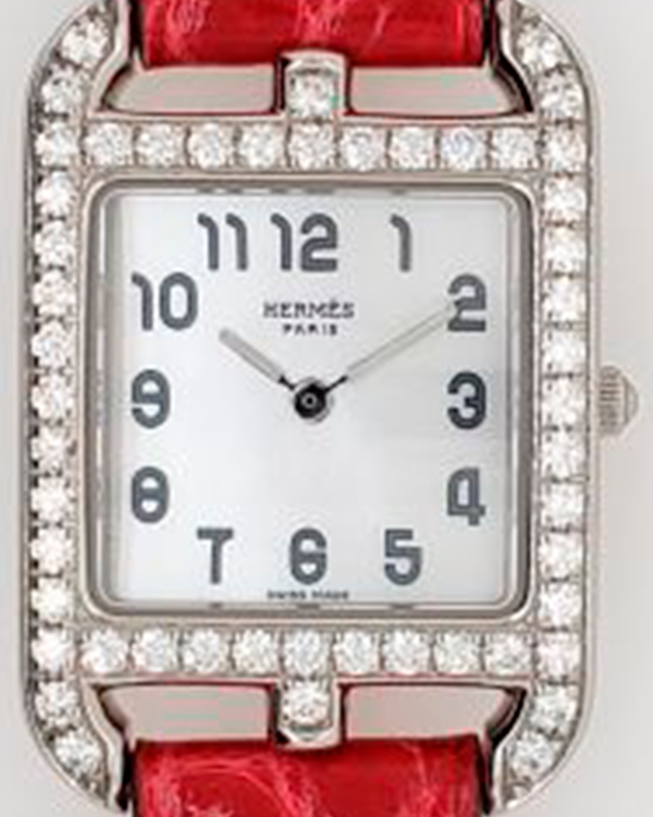 Hermès Cape Cod 29MM Quartz Mother-Of-Pearl Dial Leather Strap (CC1.710)