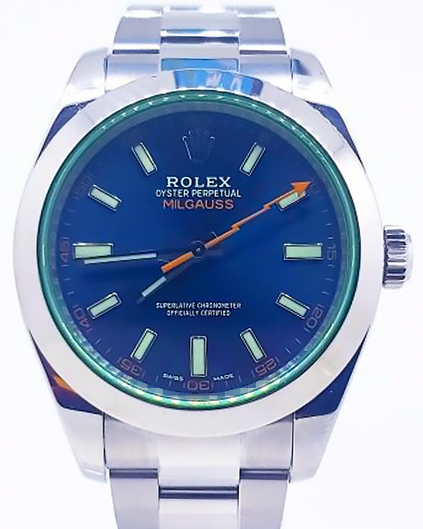 Rolex Milgauss 40MM Blue Dial Oyster Bracelet (116400GV)