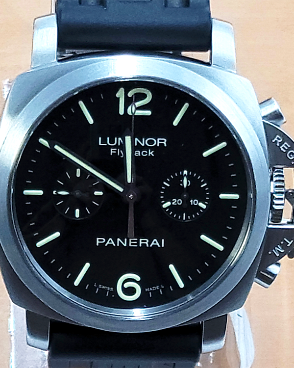 Panerai Luminor 1950 Flyback Chronograph Steel Black Dial (PAM00361)