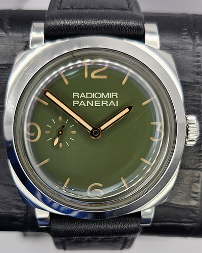 Panerai Radiomir 45MM Green Dial Leather Strap (PAM00995)