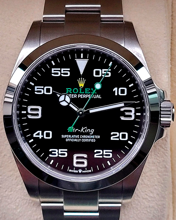 2023 Rolex Air-King 40MM Black Dial Oystersteel Bracelet (126900)