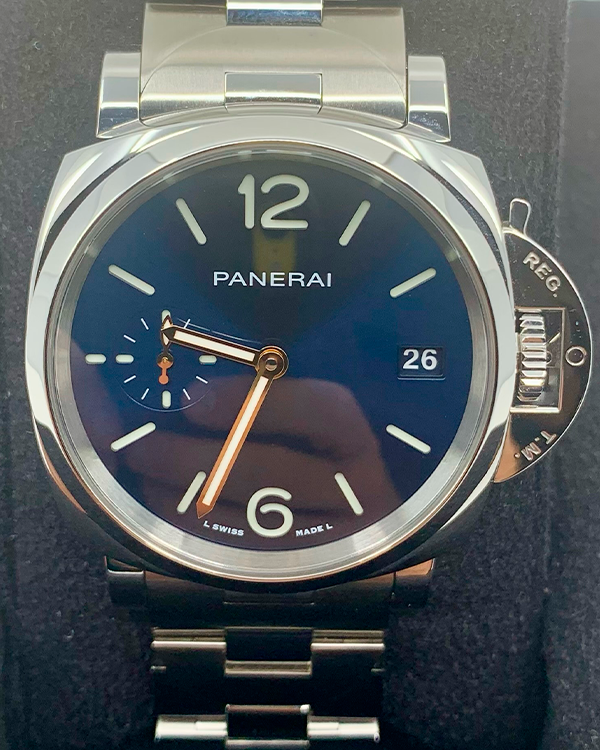 2023 Panerai Luminor Due 38MM Blue Dial Steel Bracelet (PAM01123)