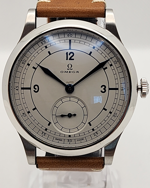 2022 Omega Specialties CK Numbered Edition 39MM Silver Dial Leather Strap (511.12.39.21.99.002)