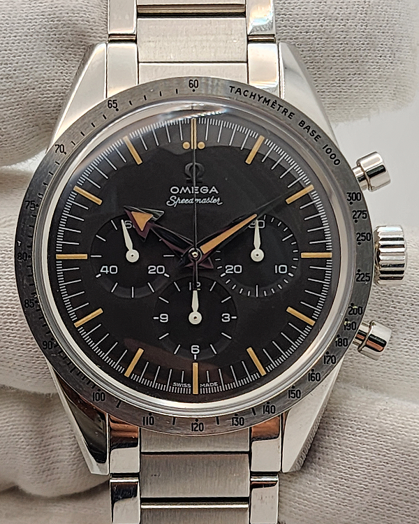 Omega Speedmaster Professional Moonwatch "The First Omega in the Space" 39.7MM Black Dial Steel Bracelet (311.32.40.30.01.001)