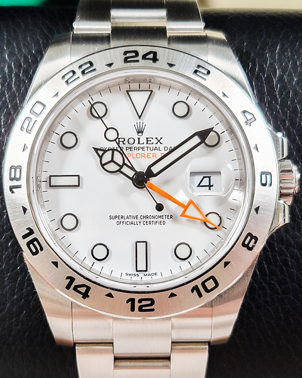 2020 Rolex Explorer II "Polar" 42MM White Dial Oyster Bracelet (216570)