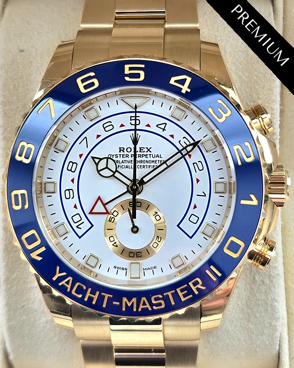 2020 Rolex Yacht-Master II 44MM White Dial Oyster Bracelet (116688)