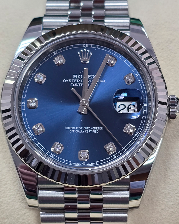 2024 Rolex Datejust 41MM Blue Dial Jubilee Bracelet (126334)