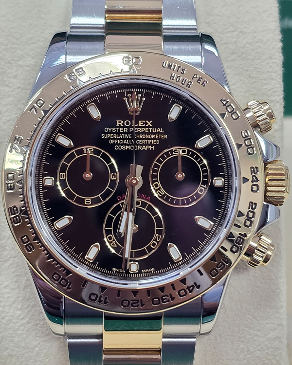 2018 Rolex Cosmograph Daytona 40MM Black Dial Two-Tone Oyster Bracelet (116503)