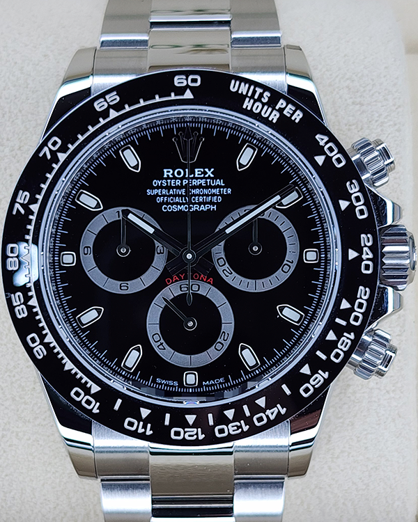 2024 Rolex Cosmograph Daytona 40MM Black Dial Oyster Bracelet (116500LN)