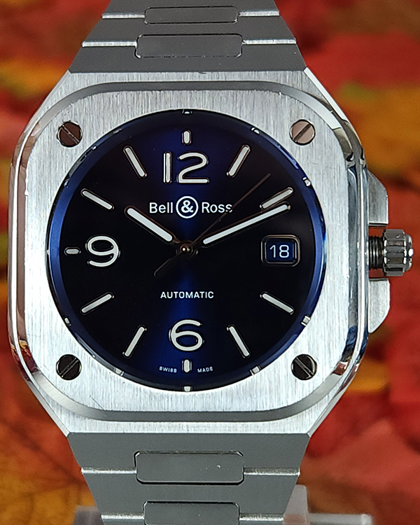 Bell & Ross BR 05 40MM Blue Dial Steel Bracelet (BR05A-BLU-ST/SST)