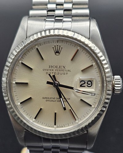 Rolex Datejust 36MM Silver Dial Jubilee Bracelet (16014)