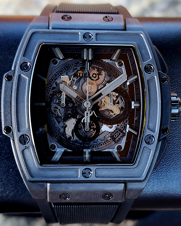 Hublot Spirit Of Big Bang L.E. 45MM Skeleton Dial Rubber Strap (601.CI.0110.RX)