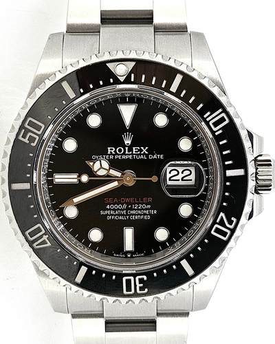 2022 Rolex Sea-Dweller 43MM Black Dial Oyster Bracelet (126600)