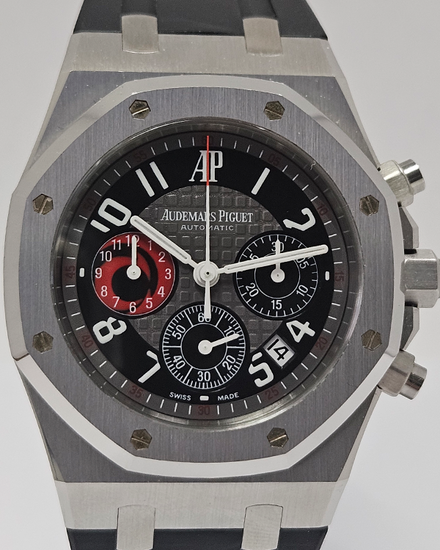 Audemars Piguet Royal Oak 01 "City Of Sails" Alinghi 30th Anniversary L.E. 39MM Grey Dial Rubber Strap (25979ST)