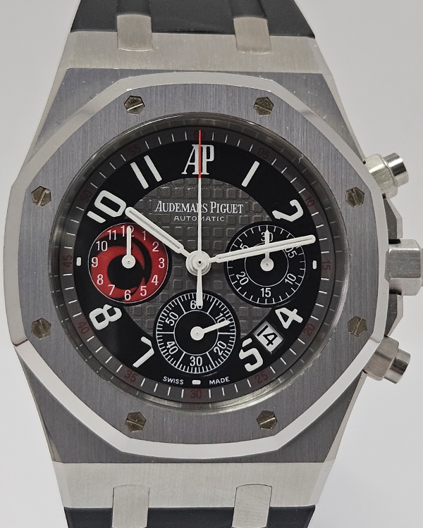 Audemars Piguet Royal Oak 01 "City Of Sails" Alinghi 30th Anniversary L.E. 39MM Grey Dial Rubber Strap (25979ST)