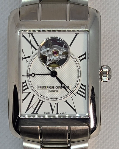 No Reserve - Frederique Constant Classics Heart Beat 33MM Silver Dial Steel Bracelet (FC-310MC4S36B)