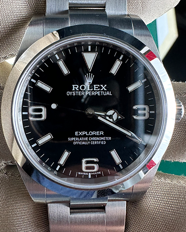 2017 Rolex Explorer MKII 39MM Black Dial Oyster Bracelet (214270)