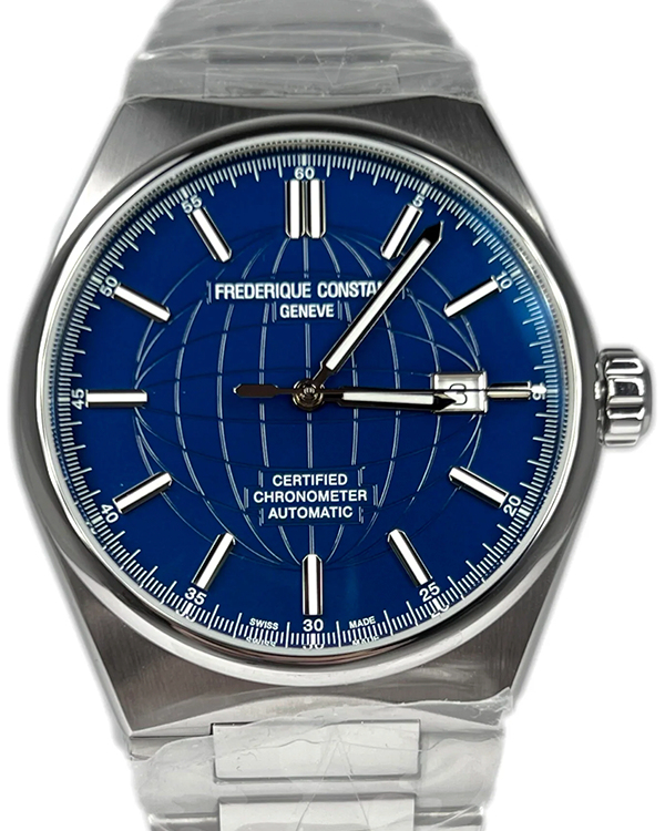 2024 Frederique Constant Highlife 41MM Blue Dial Steel Bracelet (FC-303N4NH6B)