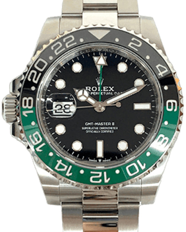 2023 Rolex GMT-Master II "Sprite" 40MM Black Dial Oyster Bracelet (126720VTNR)