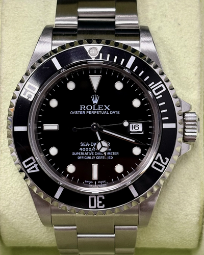 2007 (Z Serial) Rolex Sea-Dweller 40MM Black Dial Oyster Bracelet (16600)