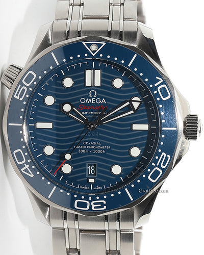 Omega Seamaster Diver 300M 42MM Blue Dial Steel Bracelet (210.30.42.20.03.001)