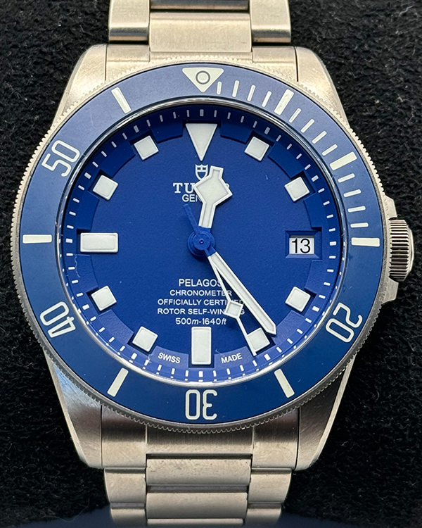 2019 Tudor Pelagos 42MM Blue Dial Titanium Bracelet (25600TB)