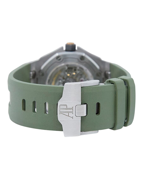 Audemars Piguet Royal Oak Offshore Diver 42MM Khaki Green Dial Rubber ...
