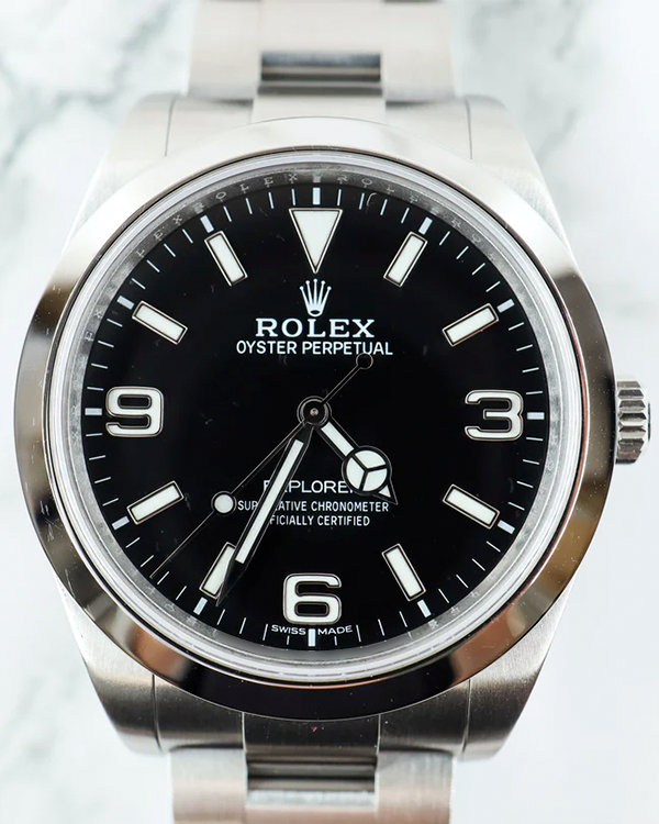 2018 Rolex Explorer 39MM Black Dial Oyster Bracelet (214270)