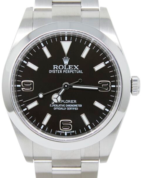 2016 Rolex Explorer I 39MM Black Dial Oyster Bracelet (214270)