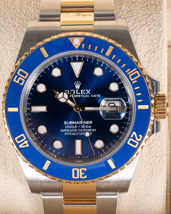 2021 Rolex Submariner Date "Bluesy" 41MM Blue Dial Two-Tone Oyster Bracelet (126613LB)