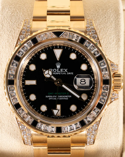 2019 Rolex GMT-Master II 40MM Black Dial Yellow Gold Oyster Bracelet (116758SANR)