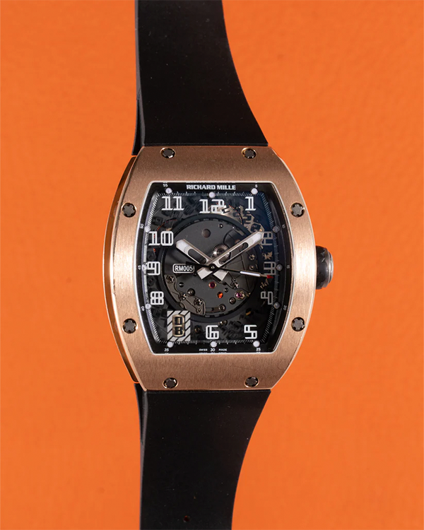 Richard Mille RM 005 45MM Skeleton Dial Rubber Strap (RM005) – Grailzee