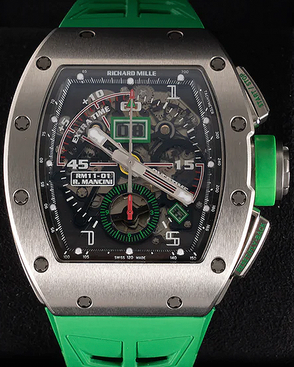 Richard Mille RM 11-01 Flyback Chronograph 42MM Skeleton Dial Rubber Strap (RM11-01)