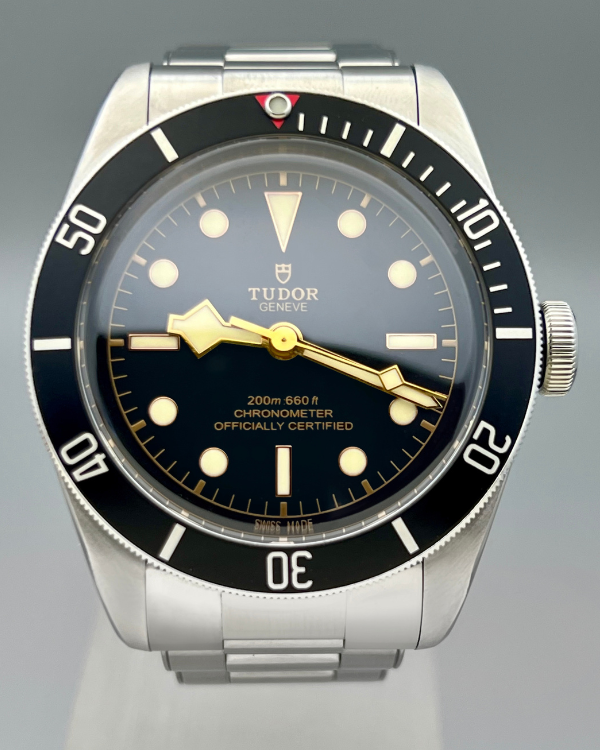 No Reserve - 2020 Tudor Black Bay Heritage 41mm Black Dial Steel Brace 