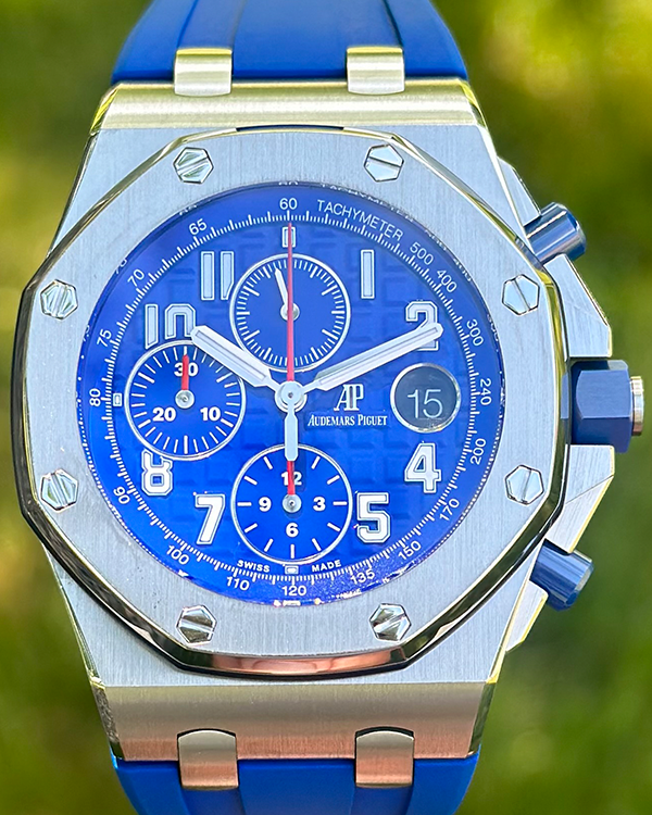 Audemars Piguet Royal Oak Offshore 42MM Blue Dial Rubber Strap (26470ST.OO.A030CA.01)