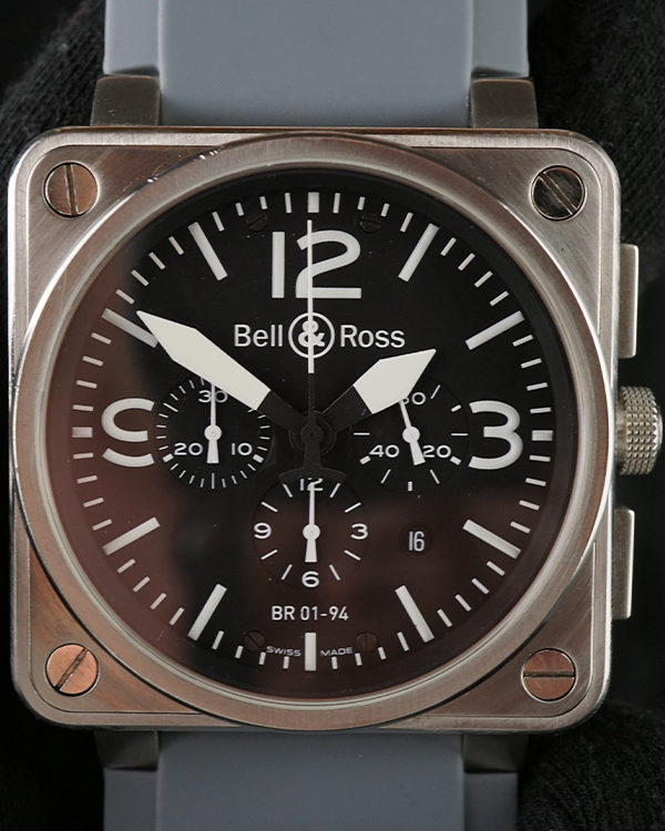 Bell & Ross BR 01-94 Chronograph Steel Black Dial (BR01-94)