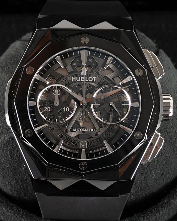 Hublot Classic Fusion Orlinski L.E. 45MM Skeleton Dial Rubber Strap (525.CS.0170.RX.ORL19)