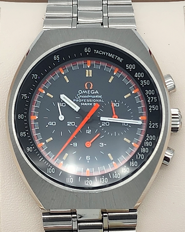 Omega Speedmaster Mark II  42MM "Racing" Grey Dial Steel Bracelet (145.014)