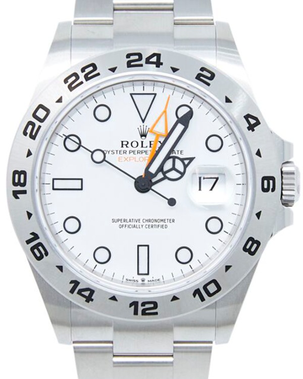 2021 Rolex Explorer II "Polar" 42MM White Dial Oystersteel Bracelet (226570)