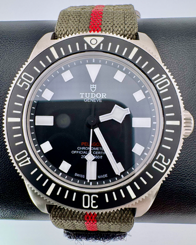 No Reserve - 2024 Tudor Pelagos FXD 42MM Black Dial Textile Strap (25717N)