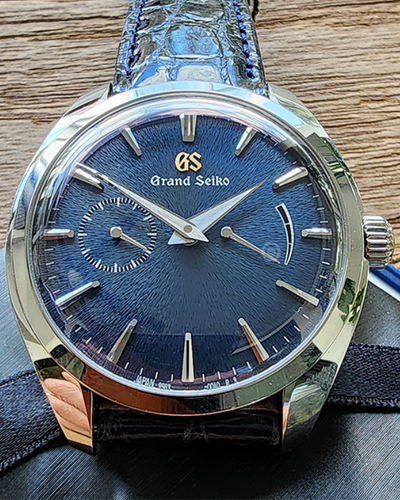 2020 Grand Seiko Elegance Collection Limited Edition 39MM Blue Dial Leather Strap (SBGK005)