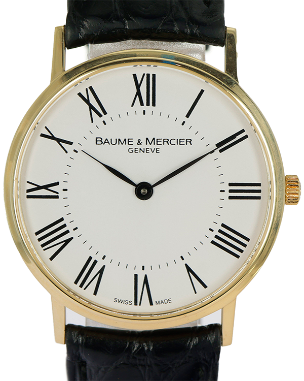 Baume & Mercier Classima 31MM Quartz White Dial Leather Strap (65620)