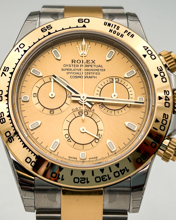 2023 Rolex Daytona Cosmograph 40 Oystersteel Champagne Dial (116503)