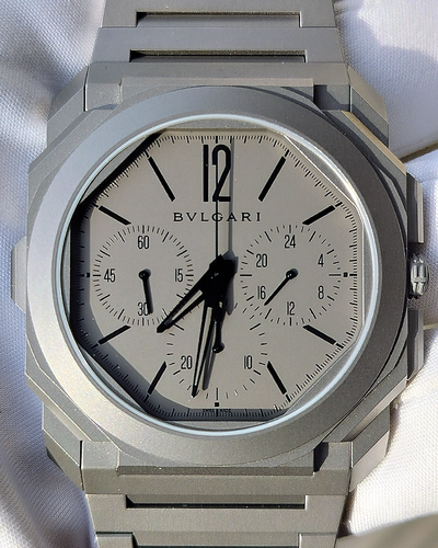 2024 Bvlgari Octo Finissimo 42MM Grey Dial Titanium Bracelet (103068)