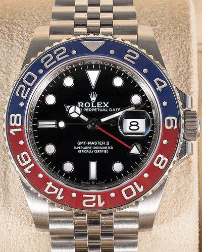 2021 Rolex GMT-Master II "Pepsi" 40MM Black Dial Jubilee Bracelet (126710BLRO)