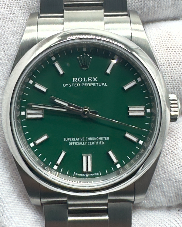 2024 Rolex Oyster Perpetual 36MM Green Dial Oyster Bracelet (126000)