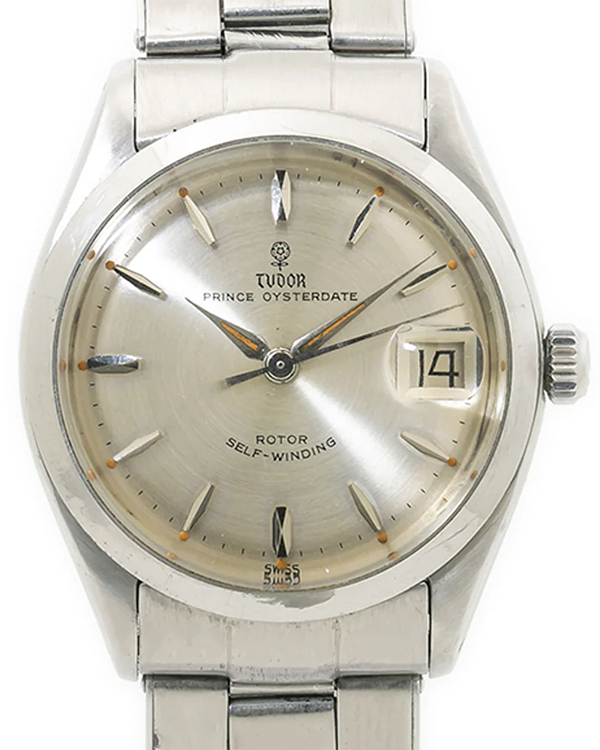 Tudor Prince Oysterdate Vintage 34MM Silver Dial Steel Bracelet (7966)