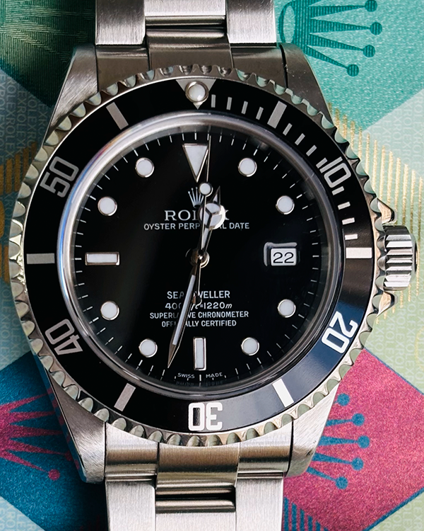 2006 Rolex Sea-Dweller 4000 40MM Black Dial Oyster Bracelet (16600)