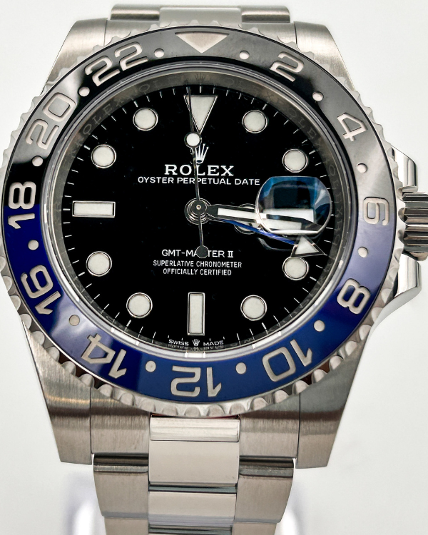 2023 Rolex GMT Master II Batman Oystersteel Black Dial (126710BLNR)