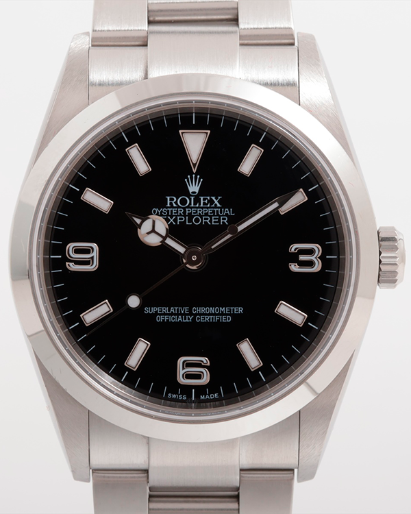 Rolex Explorer 36MM Black Dial Oyster Bracelet (114270)